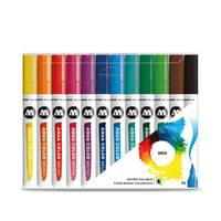 MOLOTOW Aqua Color Basic Set 1 Brush-Pens farbsortiert, 12 St.