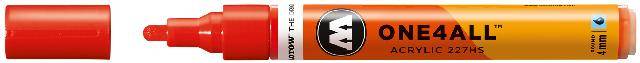 Acrylmarker ONE4ALL ACRYLIC 227HS 4mm, Nr. 013, verkehrsrot