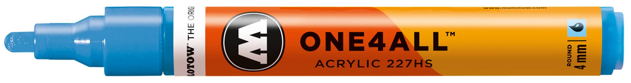 Acrylmarker ONE4ALL ACRYLIC 227HS 4mm, Nr. 161, schockblau mittel