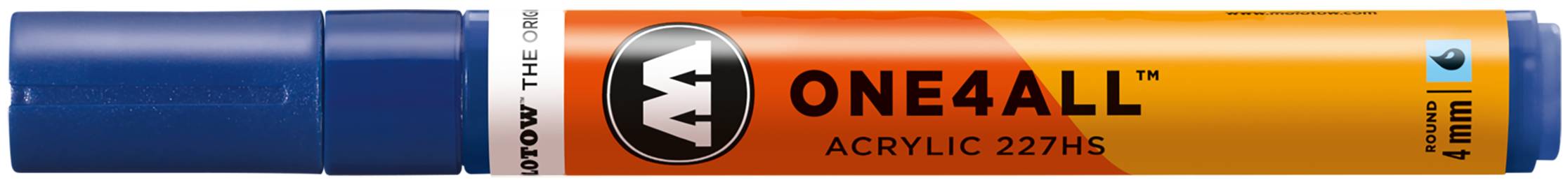 Acrylmarker ONE4ALL ACRYLIC 227HS 4mm, Nr. 204, echtblau