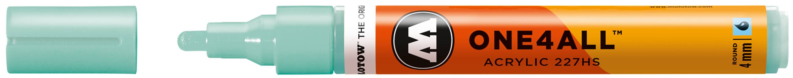 Acrylmarker ONE4ALL ACRYLIC 227HS 4mm, Nr. 020, lagoblau pastell