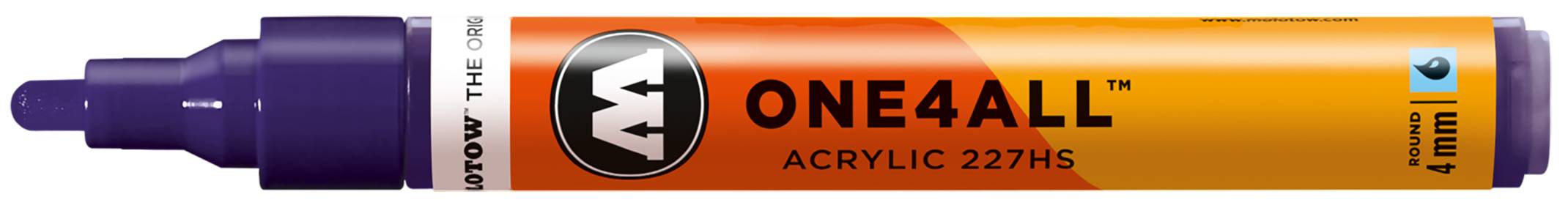 Acrylmarker ONE4ALL ACRYLIC 227HS 4mm, Nr. 043, violett dunkel