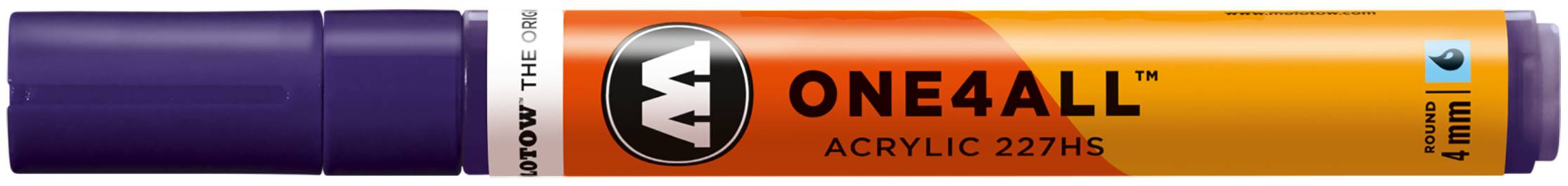 Acrylmarker ONE4ALL ACRYLIC 227HS 4mm, Nr. 043, violett dunkel