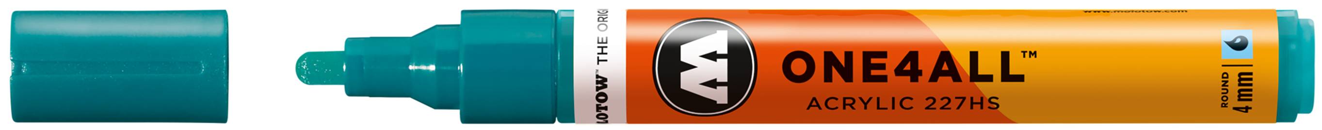 Acrylmarker ONE4ALL ACRYLIC 227HS 4mm, Nr. 206, lagunenblau