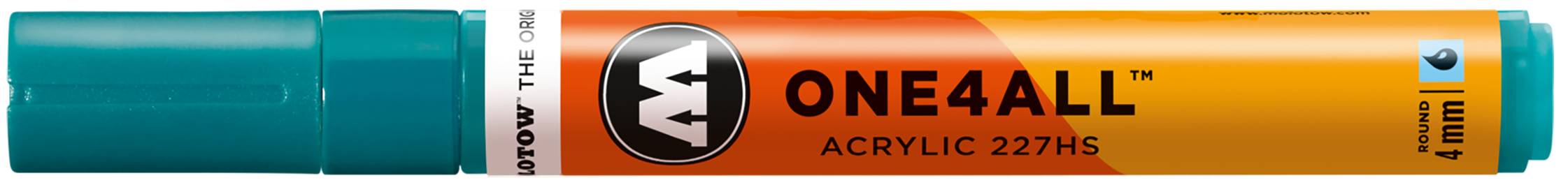 Acrylmarker ONE4ALL ACRYLIC 227HS 4mm, Nr. 206, lagunenblau