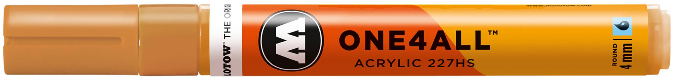 Acrylmarker ONE4ALL ACRYLIC 227HS 4mm, Nr. 208, ockerbraun hell