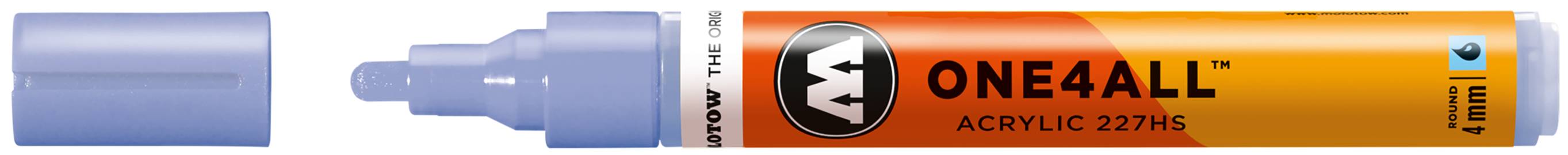 Acrylmarker ONE4ALL ACRYLIC 227HS 4mm, Nr. 209, blauviolett pastell
