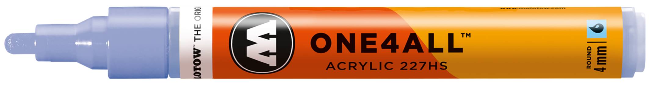 Acrylmarker ONE4ALL ACRYLIC 227HS 4mm, Nr. 209, blauviolett pastell