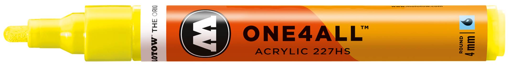 Acrylmarker ONE4ALL ACRYLIC 227HS 4mm, Nr. 220, neongelb