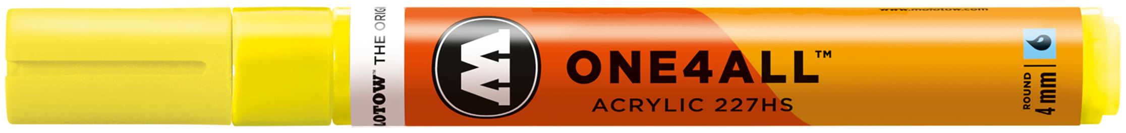 Acrylmarker ONE4ALL ACRYLIC 227HS 4mm, Nr. 220, neongelb