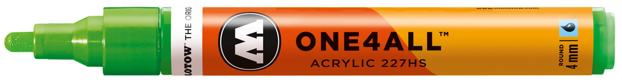 Acrylmarker ONE4ALL ACRYLIC 227HS 4mm, Nr. 219, neongrün