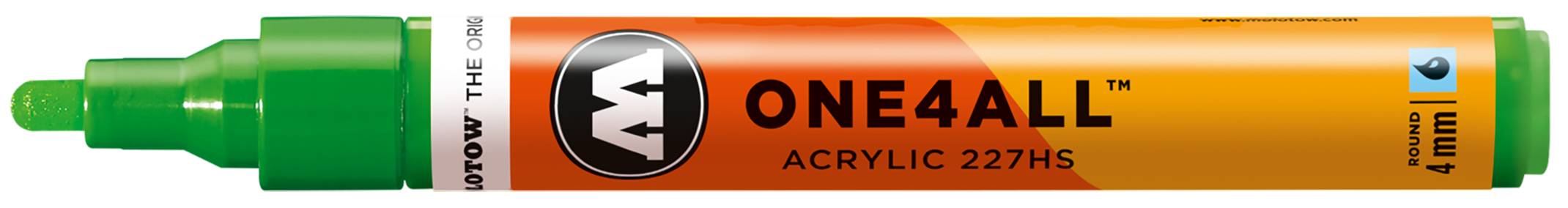 Acrylmarker ONE4ALL ACRYLIC 227HS 4mm, Nr. 222, KACAO77 green