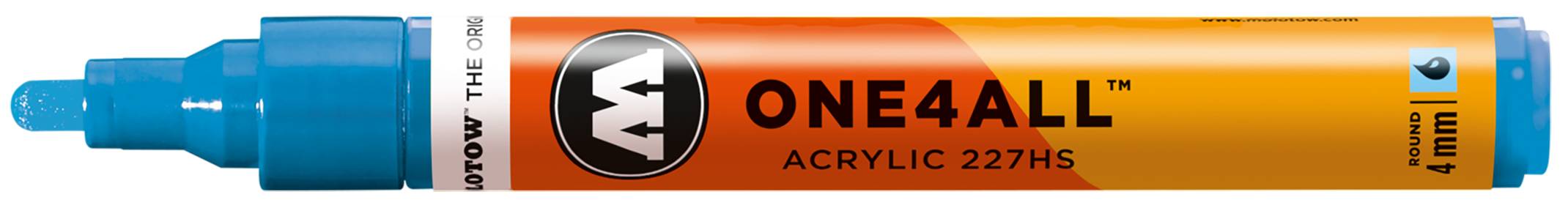 Acrylmarker ONE4ALL ACRYLIC 227HS 4mm, Nr. 230, schockblau