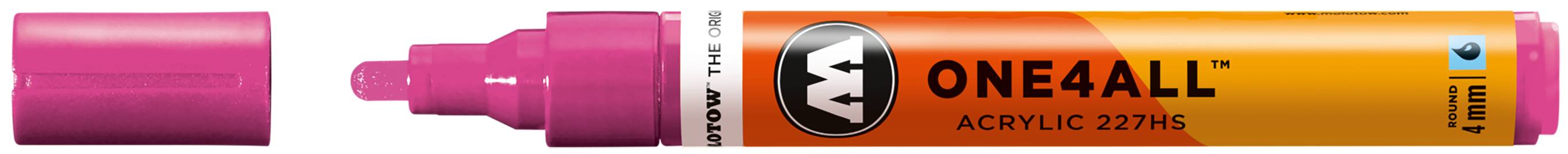 Acrylmarker ONE4ALL ACRYLIC 227HS 4mm, Nr. 232, magenta