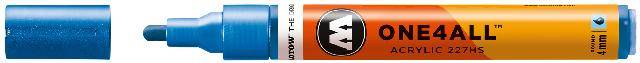 Acrylmarker ONE4ALL ACRYLIC 227HS 4mm, Nr. 224, metallic blau