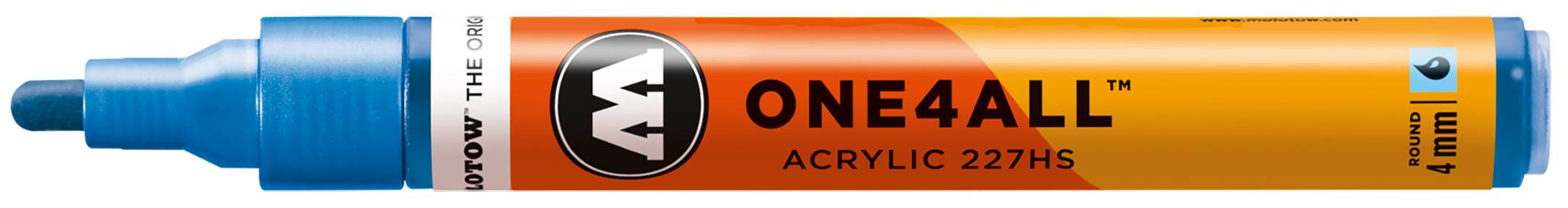 Acrylmarker ONE4ALL ACRYLIC 227HS 4mm, Nr. 224, metallic blau