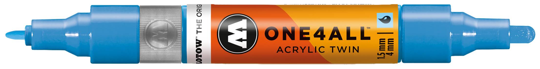 Acrylmarker ONE4ALL ACRYLIC TWIN 1,5-4mm, Nr.161, schockblau mittel