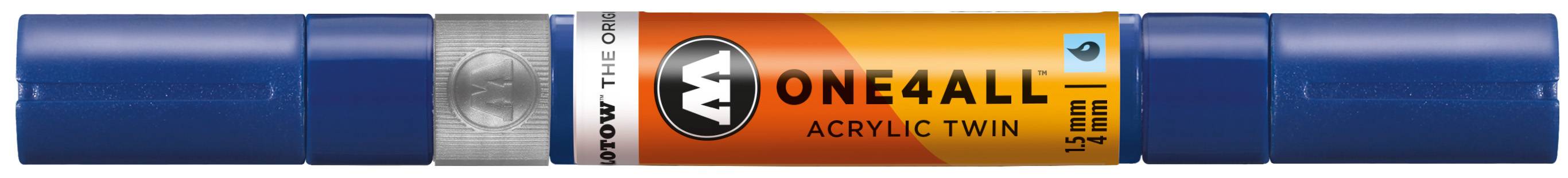 Acrylmarker ONE4ALL ACRYLIC TWIN 1,5-4mm, Nr. 204, echtblau