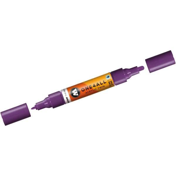 Permanentmarker One4All Acrylic Twin nachfüllbar 1,5 und 4mm johannisbeere