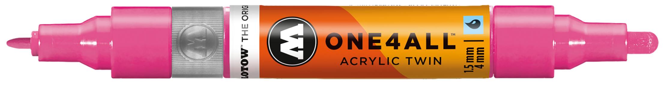 Permanentmarker One4All Acrylic Twin nachfüllbar 1,5 und 4mm neonpink