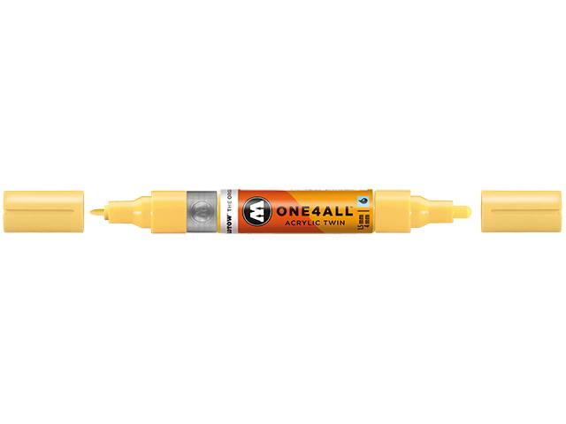 Acrylmarker ONE4ALL ACRYLIC TWIN 1,5-4mm, Nr. 115, vanille pastell