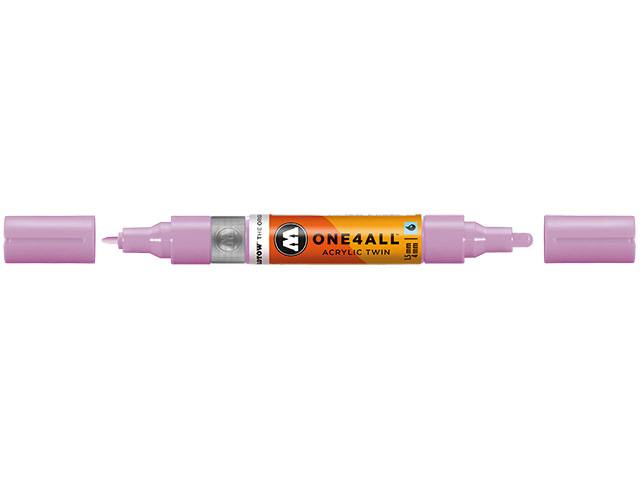 Permanentmarker One4All Acrylic Twin nachfüllbar 1,5 und 4mm flieder pastell