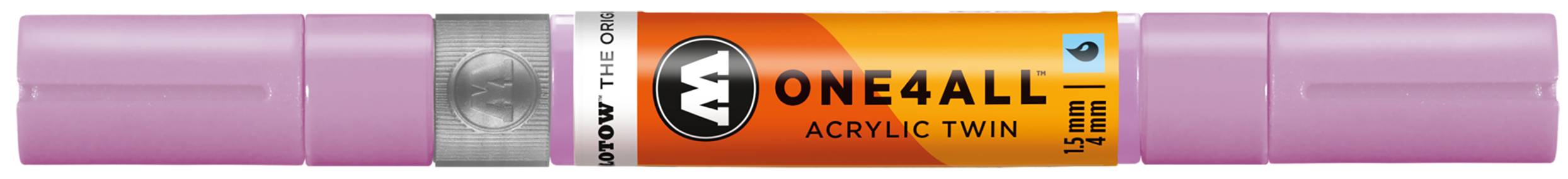 Permanentmarker One4All Acrylic Twin nachfüllbar 1,5 und 4mm flieder pastell