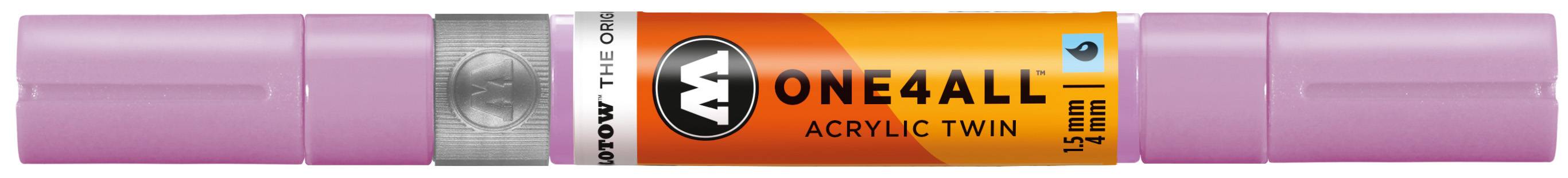 Permanentmarker One4All Acrylic Twin nachfüllbar 1,5 und 4mm flieder pastell