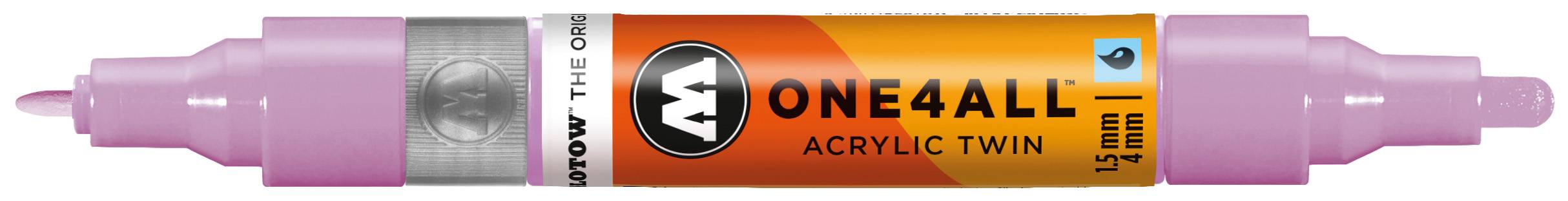 Permanentmarker One4All Acrylic Twin nachfüllbar 1,5 und 4mm flieder pastell