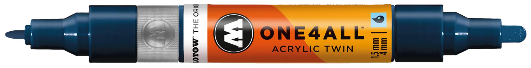 Acrylmarker ONE4ALL ACRYLIC TWIN 1,5-4mm, Nr. 027, petrol