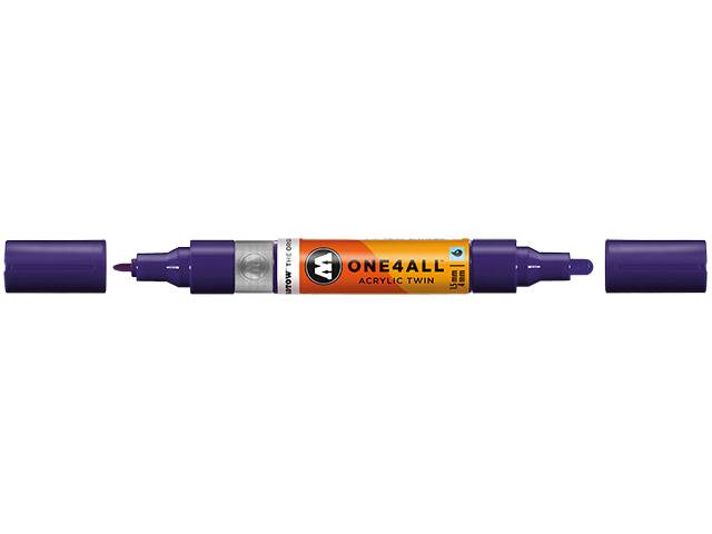 Acrylmarker ONE4ALL ACRYLIC TWIN 1,5-4mm, Nr. 043, violett dunkel