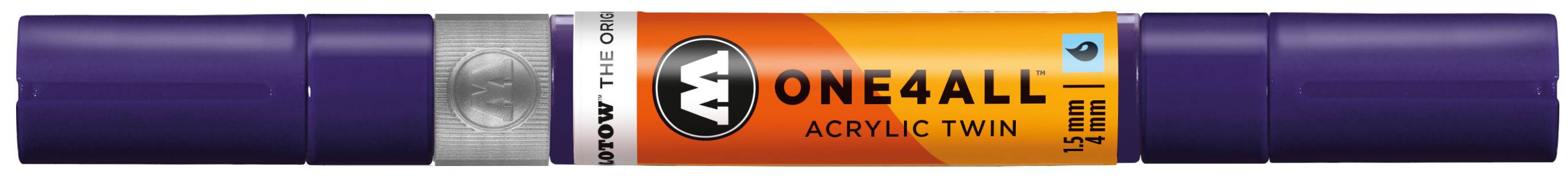 Acrylmarker ONE4ALL ACRYLIC TWIN 1,5-4mm, Nr. 043, violett dunkel