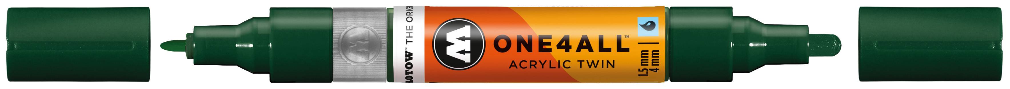 Acrylmarker ONE4ALL ACRYLIC TWIN 1,5-4mm, Nr. 145, future green
