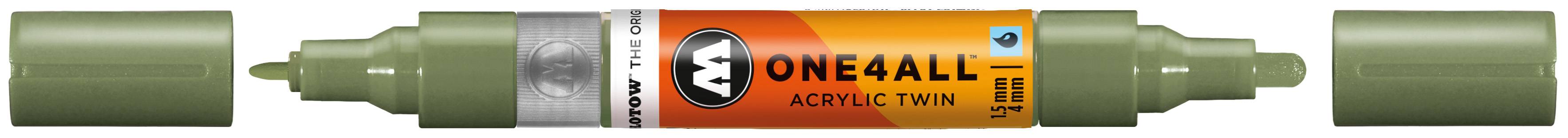 Acrylmarker ONE4ALL ACRYLIC TWIN 1,5-4mm, Nr. 205, amazonas hell