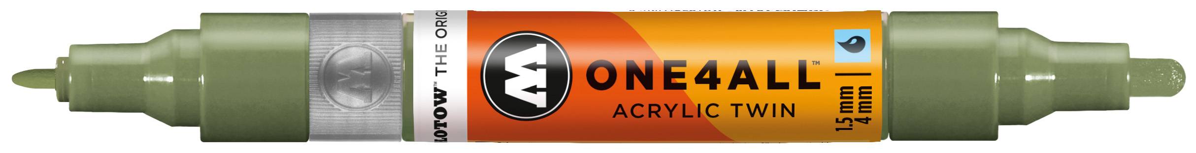 Acrylmarker ONE4ALL ACRYLIC TWIN 1,5-4mm, Nr. 205, amazonas hell
