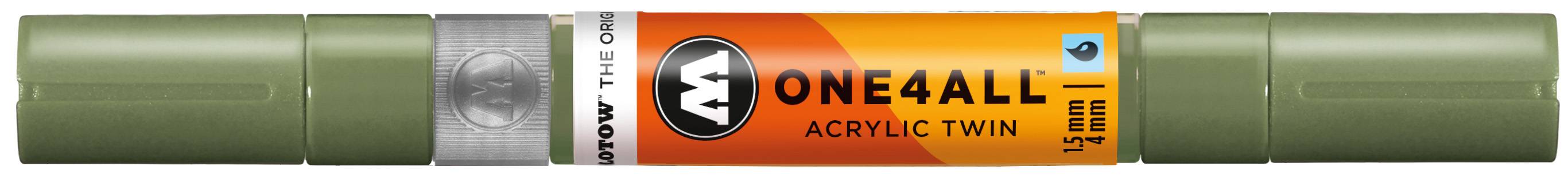 Acrylmarker ONE4ALL ACRYLIC TWIN 1,5-4mm, Nr. 205, amazonas hell