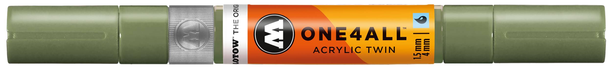 Acrylmarker ONE4ALL ACRYLIC TWIN 1,5-4mm, Nr. 205, amazonas hell