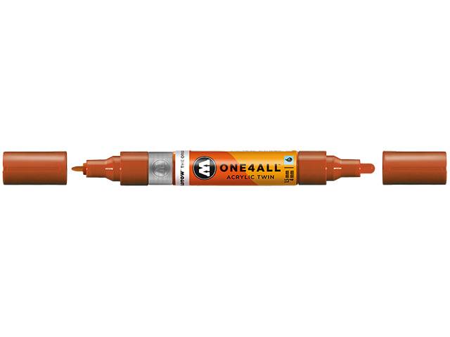 Acrylmarker ONE4ALL ACRYLIC TWIN 1,5-4mm, Nr. 010, hummer