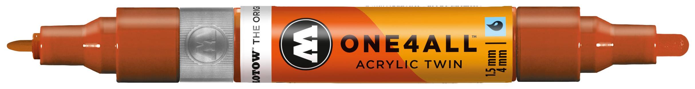 Acrylmarker ONE4ALL ACRYLIC TWIN 1,5-4mm, Nr. 010, hummer