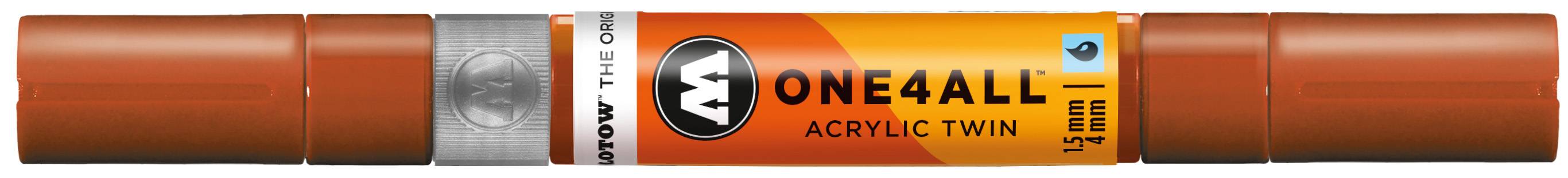 Acrylmarker ONE4ALL ACRYLIC TWIN 1,5-4mm, Nr. 010, hummer