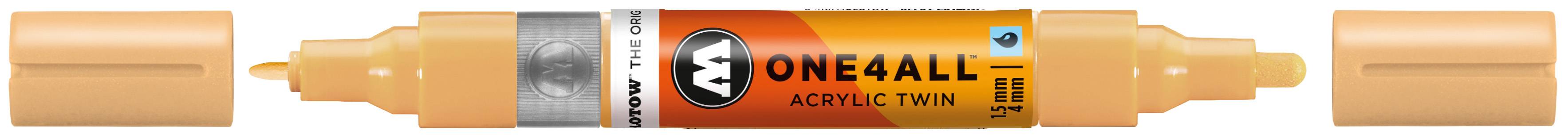 Acrylmarker ONE4ALL ACRYLIC TWIN 1,5-4mm, Nr. saharabeige pastell