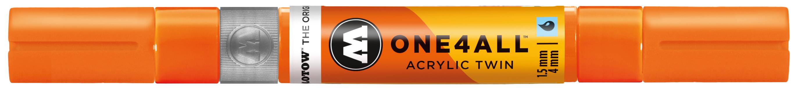 Acrylmarker ONE4ALL ACRYLIC TWIN 1,5-4mm, Nr. 218, neonorange