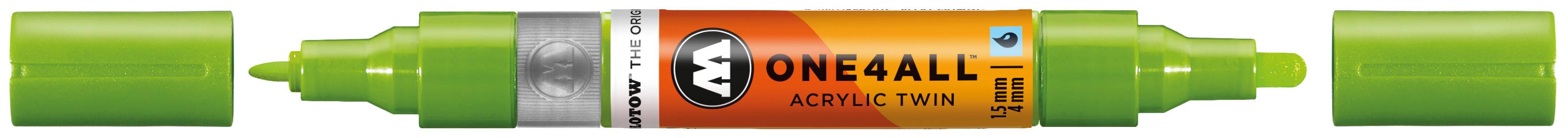 Acrylmarker ONE4ALL ACRYLIC TWIN 1,5-4mm, Nr. 221, grashüpfer