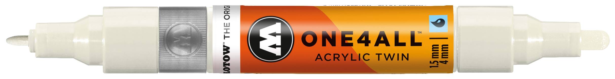 Acrylmarker ONE4ALL ACRYLIC TWIN 1,5-4mm, Nr. 229, naturweiss