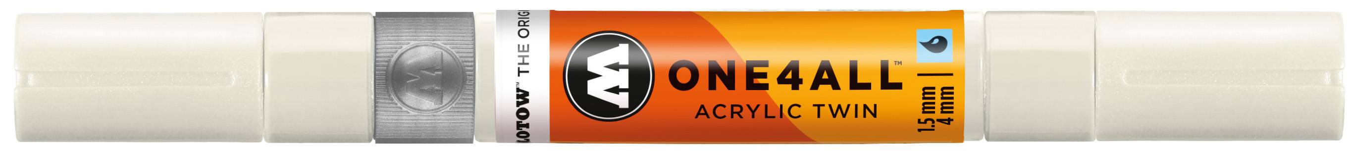 Acrylmarker ONE4ALL ACRYLIC TWIN 1,5-4mm, Nr. 229, naturweiss
