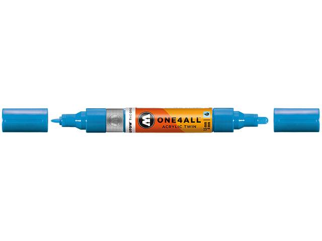 Acrylmarker ONE4ALL ACRYLIC TWIN 1,5-4mm, Nr. 230, schockblau