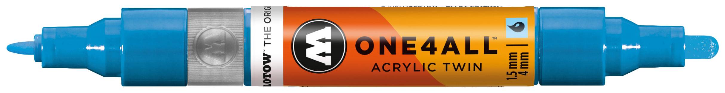 Acrylmarker ONE4ALL ACRYLIC TWIN 1,5-4mm, Nr. 230, schockblau