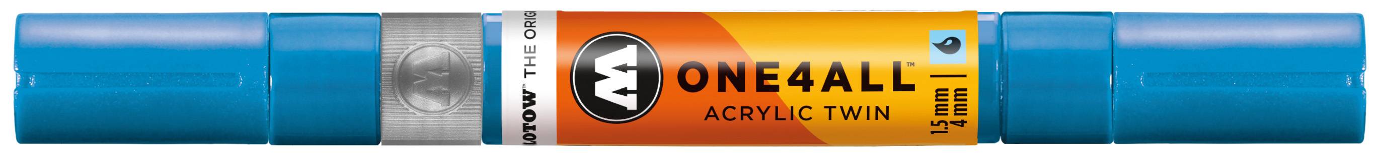 Acrylmarker ONE4ALL ACRYLIC TWIN 1,5-4mm, Nr. 230, schockblau