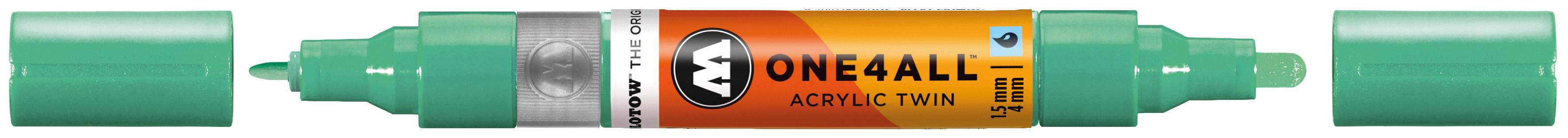 Acrylmarker ONE4ALL ACRYLIC TWIN 1,5-4mm, Nr. 234, calypso mittel