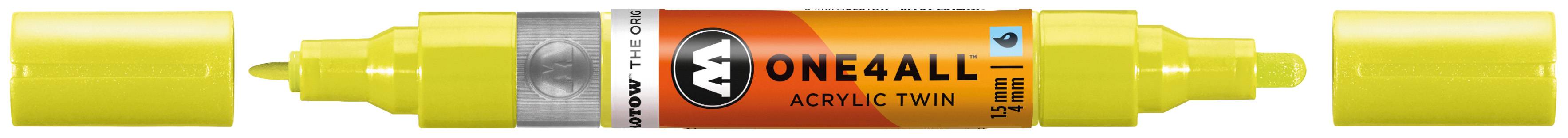 Acrylmarker ONE4ALL ACRYLIC TWIN 1,5-4mm, Nr. 236, giftgrün